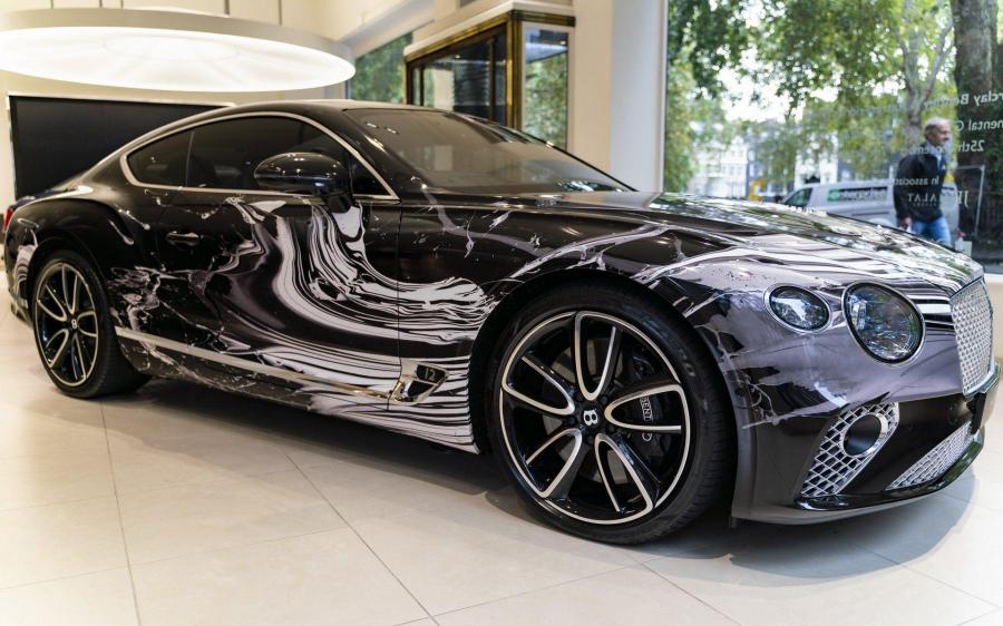 Bentley Continental GT Art Car by Katrin Fridriks '2019